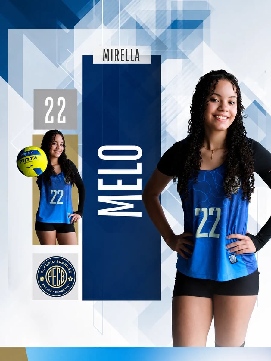 Mirella Melo, camisa 22